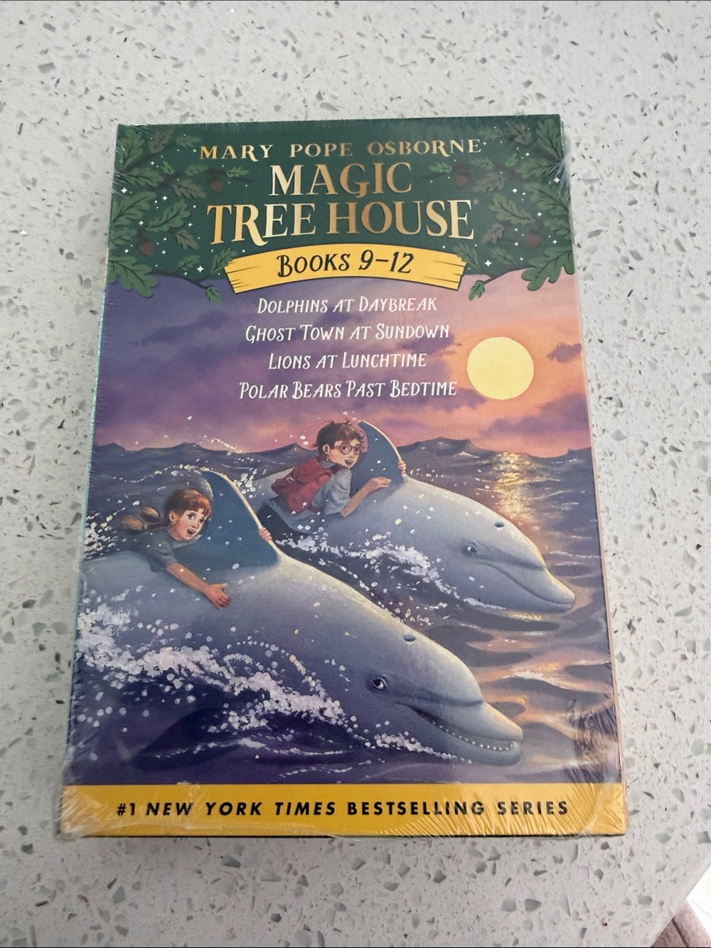 Mary Pope Osborne Magic Tree House Books 9-12 Boxed Set - Blue/Green Cover